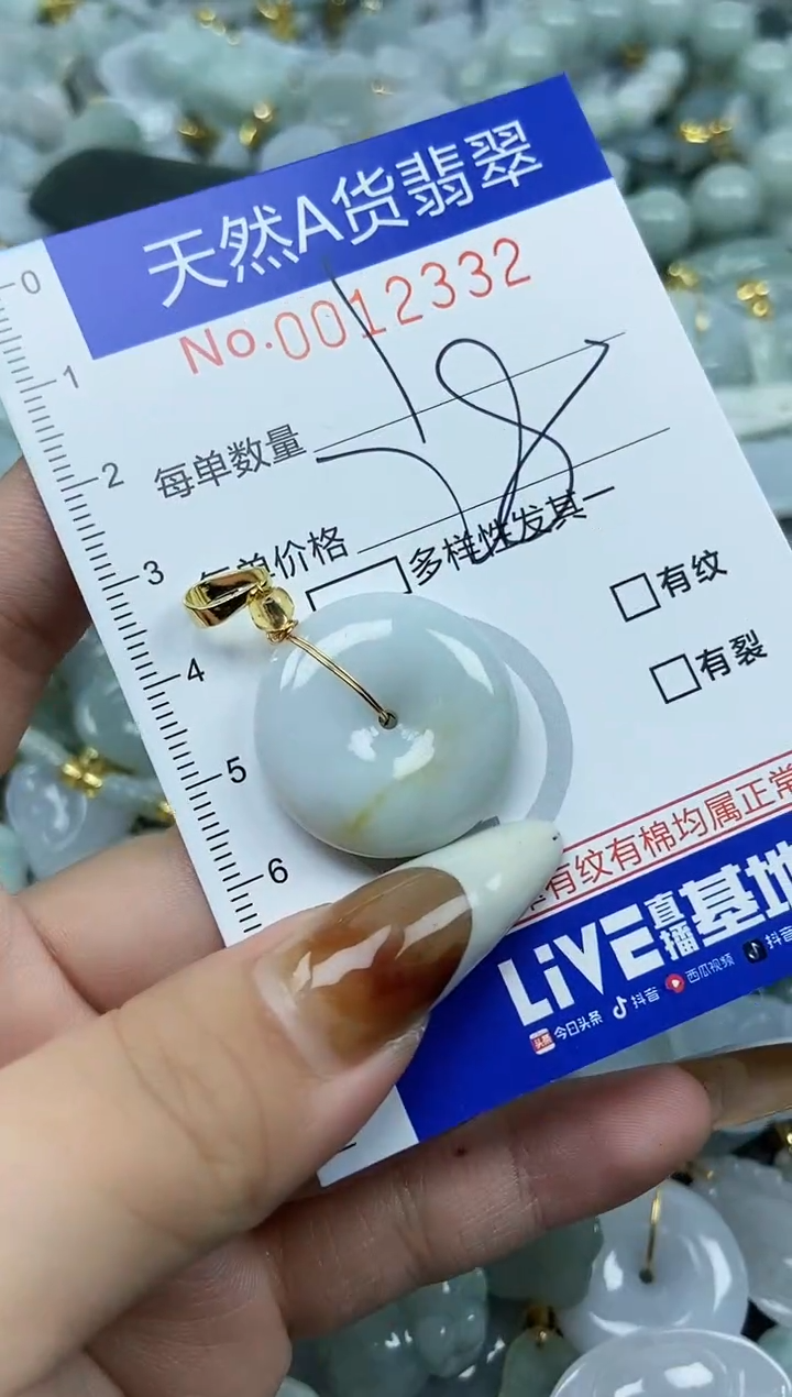 【闪购商品】翡翠颈饰未镶嵌天然A货翡翠