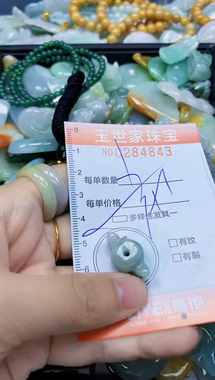 翡翠未镶嵌颈饰闪购0284843多样性发其一