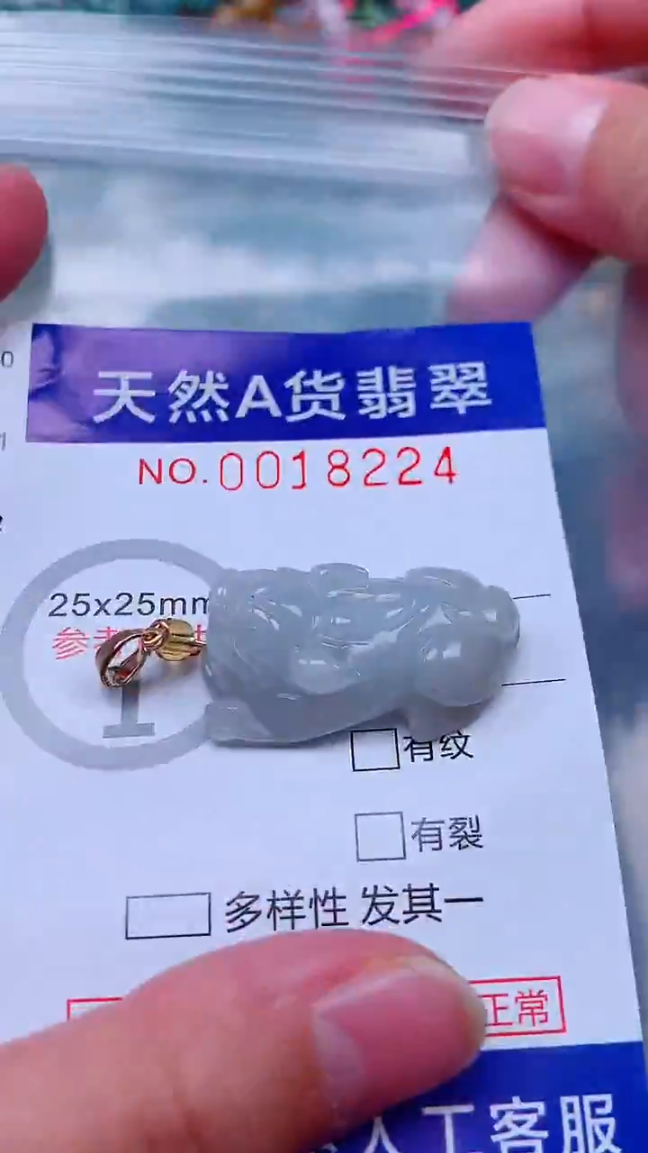 吊坠(不含链)未镶嵌翡翠1