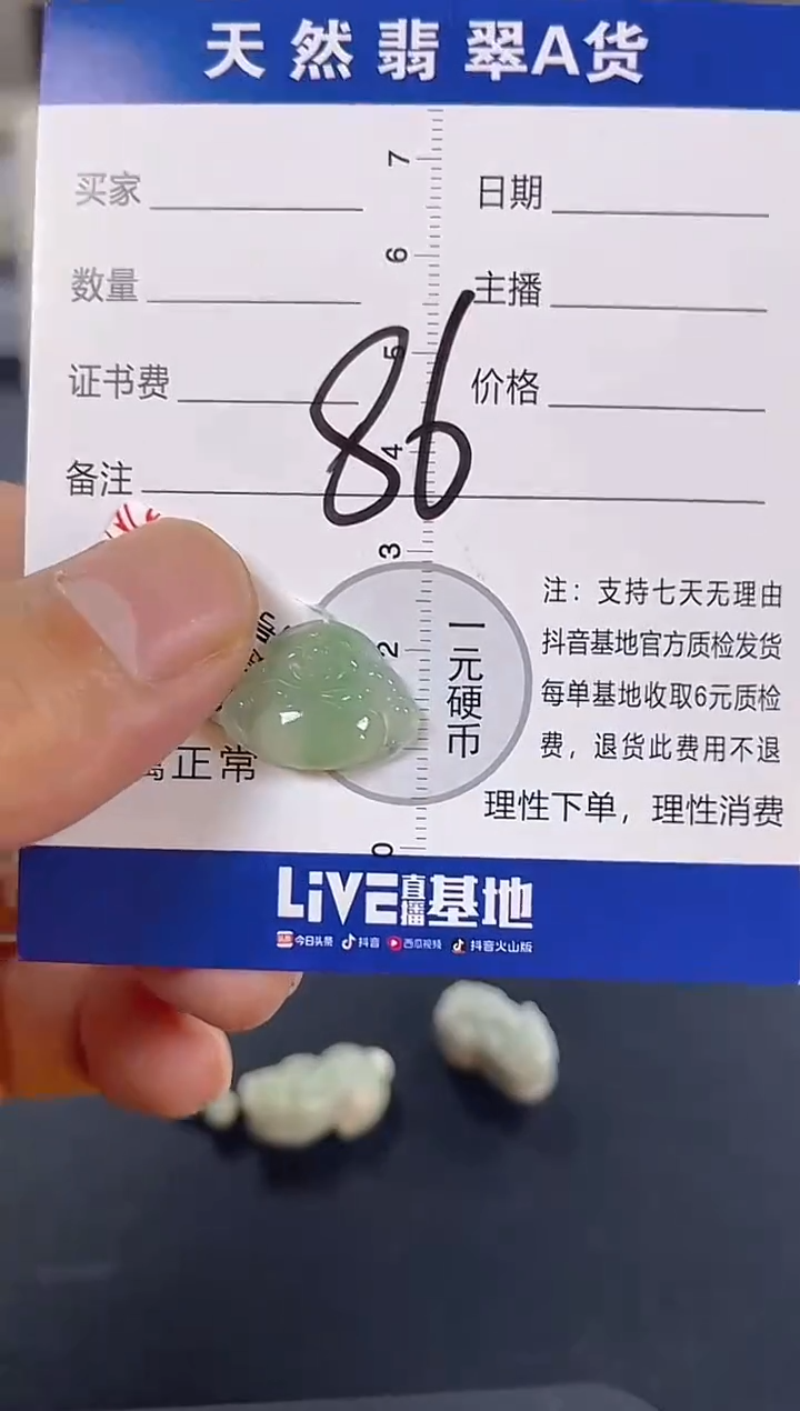 颈饰未镶嵌翡翠纯天然缅甸翡翠A货