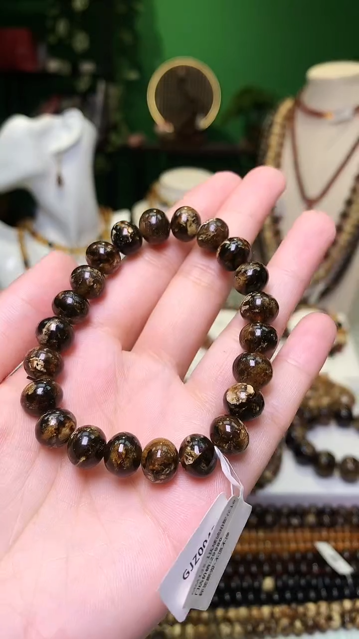 【闪购商品】琥珀裸石未镶嵌抚顺琥珀10大＋精品黑花单圈