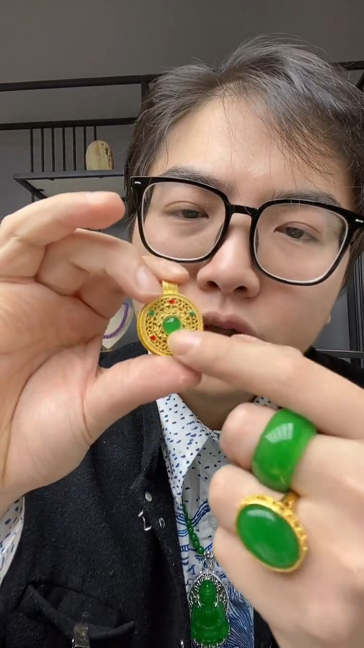 【闪购商品】翡翠颈饰合金精美吊坠
