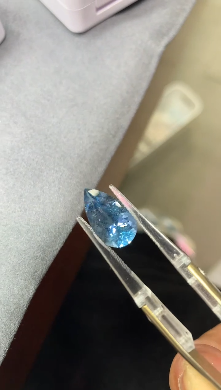 【闪购商品】海蓝宝石裸石未镶嵌一粒5.43ct