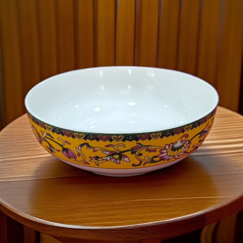 HST-家家旺珐琅彩面碗一个装7*20.5cm