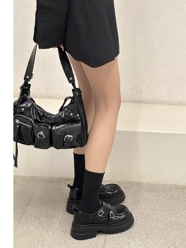 淘爱朵【桃子】增高5.5cm时尚潮流百搭女士乐福鞋96-72