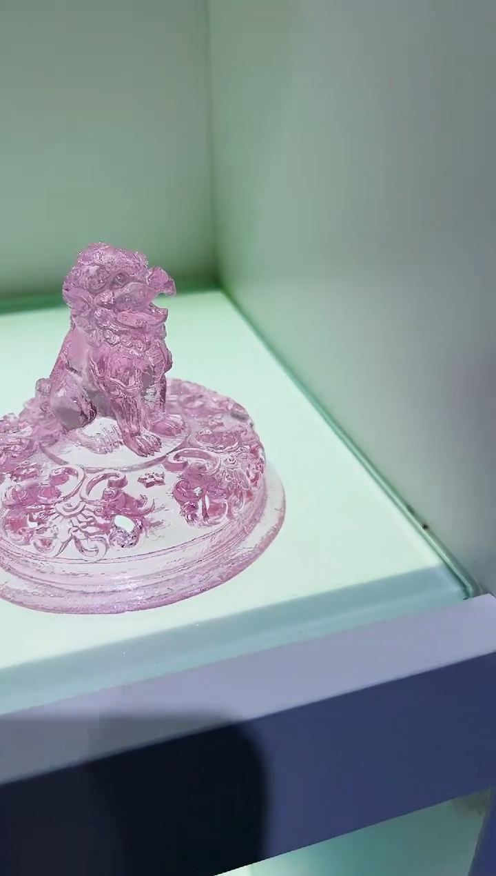 手工艺品琉璃古法琉璃香炉盖子摆件