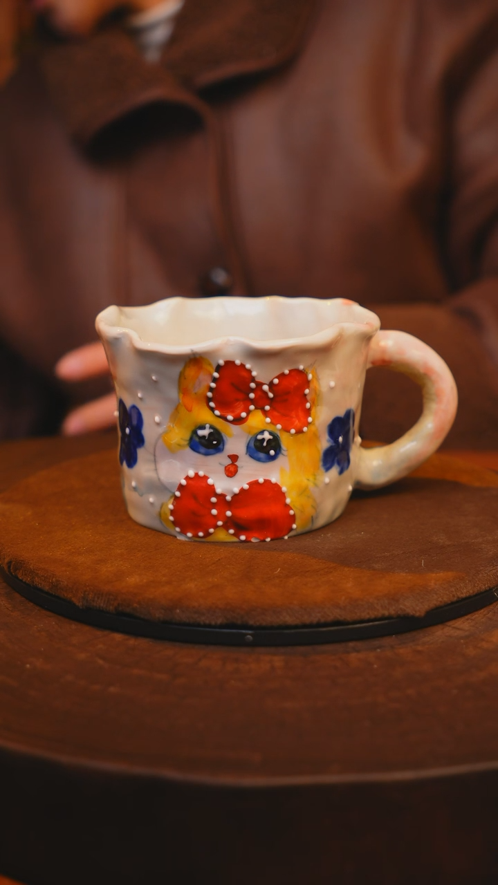 【闪购商品】瓷片景德镇手绘瓷器高温釉下彩----