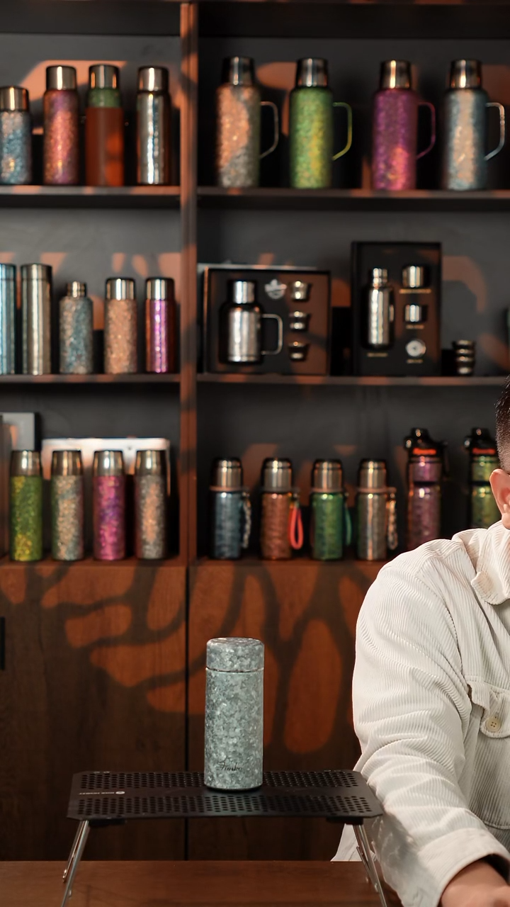 纯钛口袋杯200ml 蓝色样品