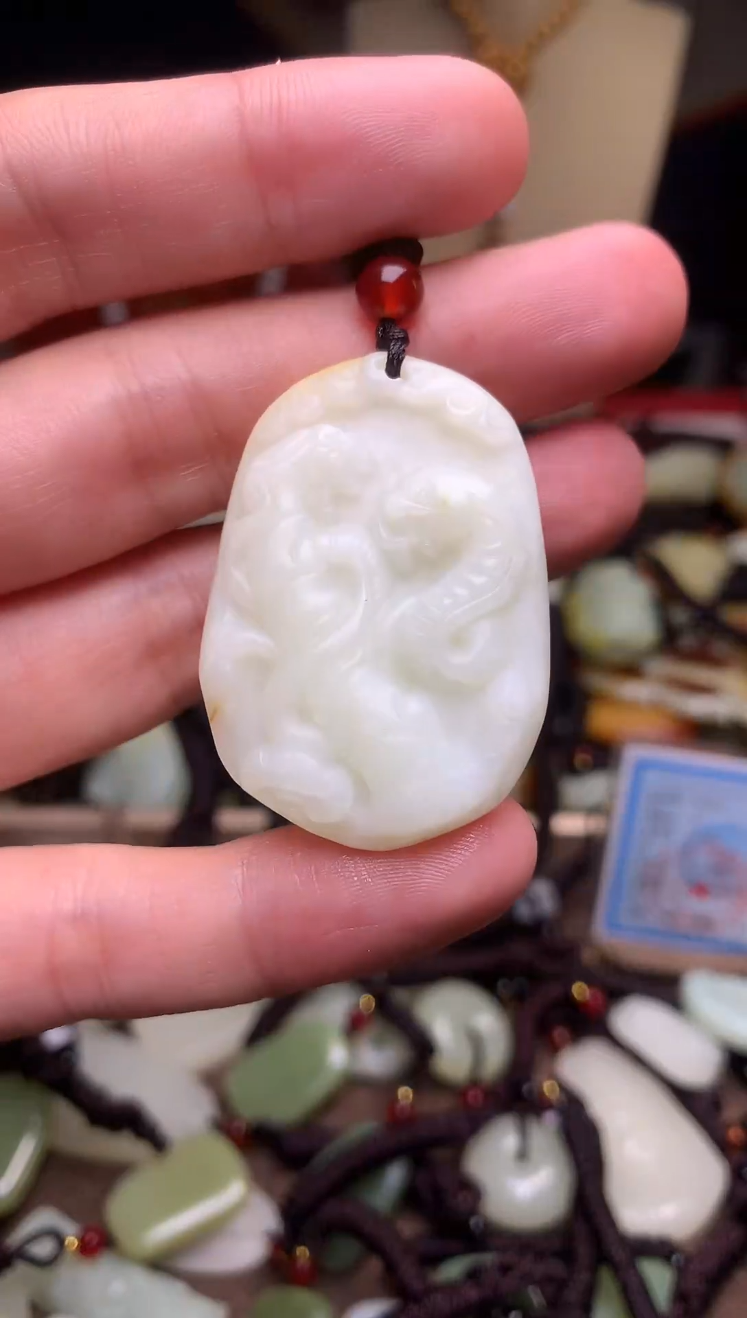 颈饰未镶嵌和田玉新疆料青海料清水和田玉吊坠