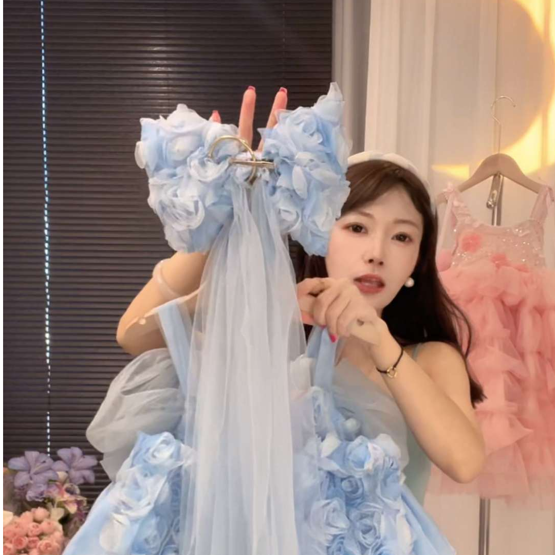 【头饰】海盐花语公主裙配饰头饰发饰