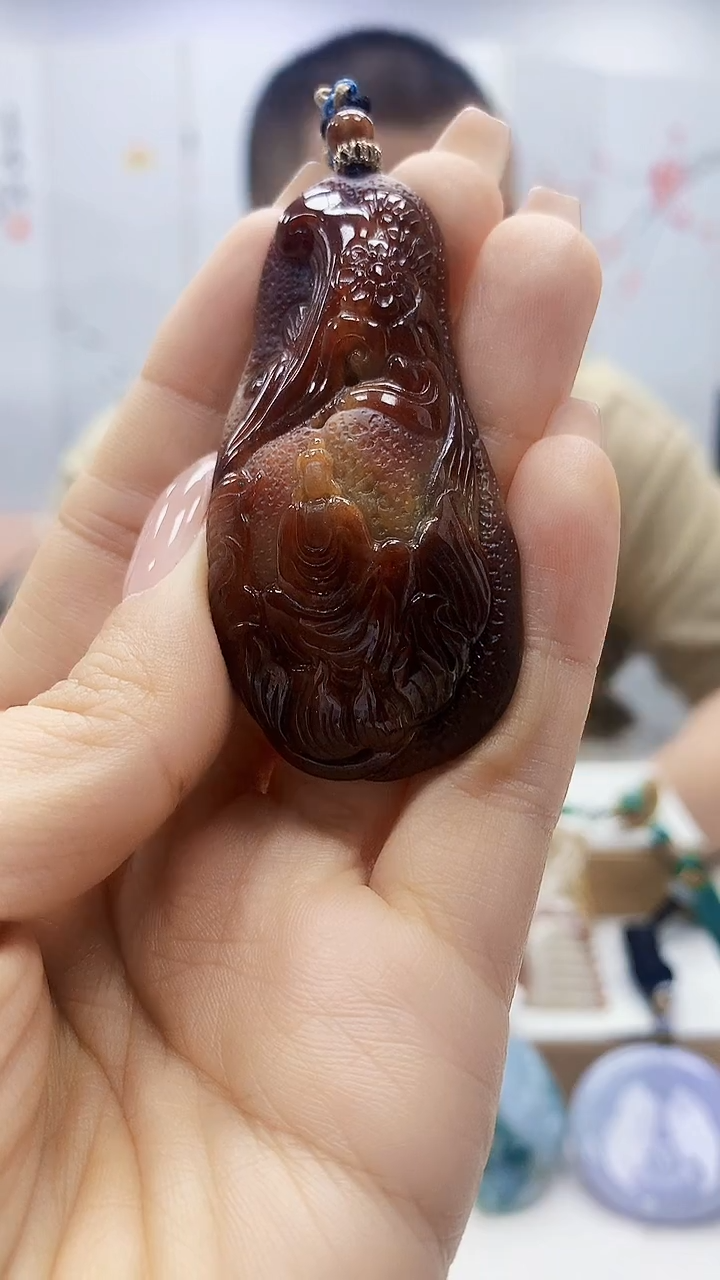 未镶嵌定制翡翠5167ty-毛货挂件5