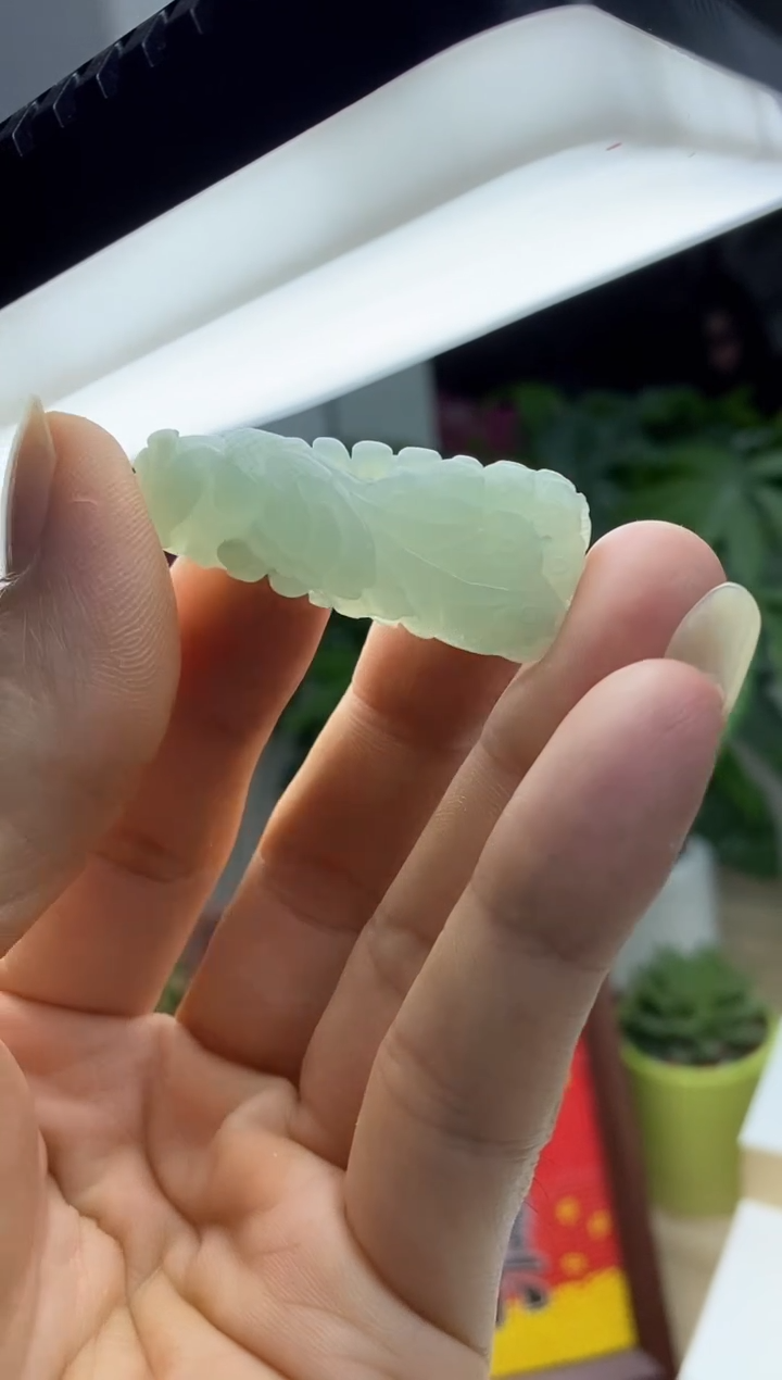 颈饰未镶嵌翡翠40天然缅甸翡翠A货凤凰