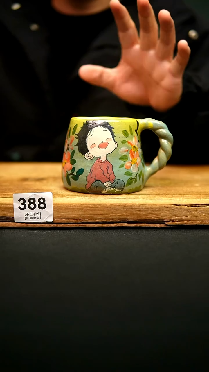 @@陶园瓷舍@@纯手工手绘@高温釉下彩