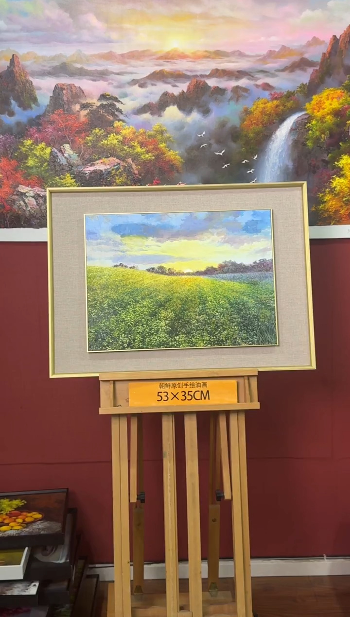 油画【169号】约50*70cm丨朝鲜原创纯手绘孤品油画丨顺丰包邮 