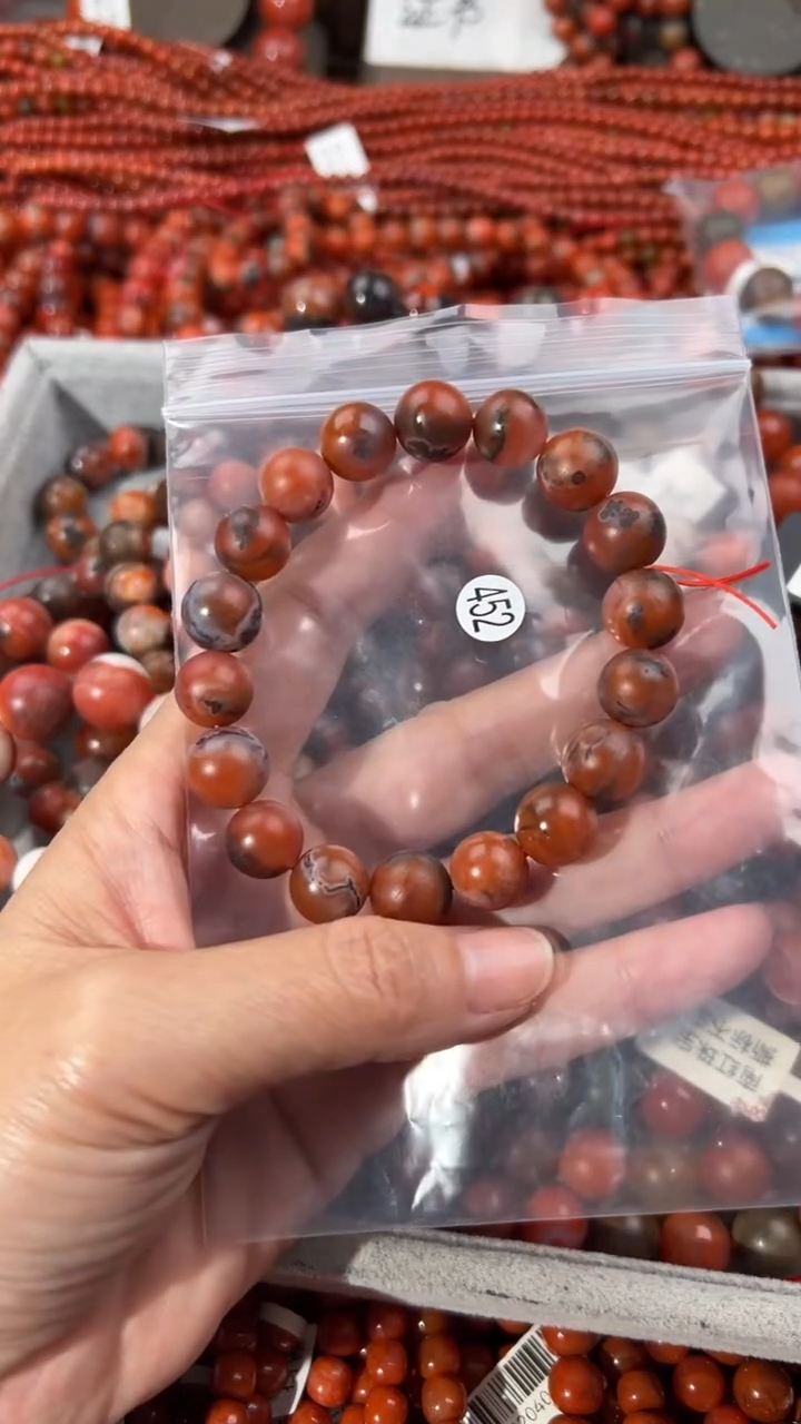 南红玛瑙手串未镶嵌11