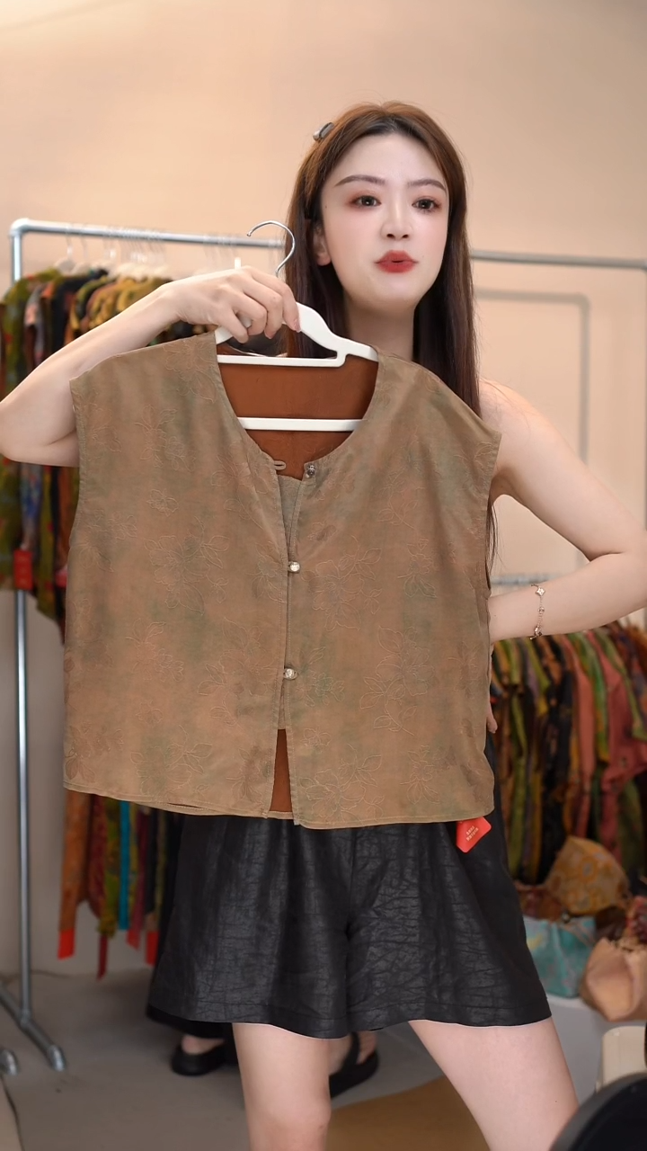 清仓不退不换香云纱小贝壳