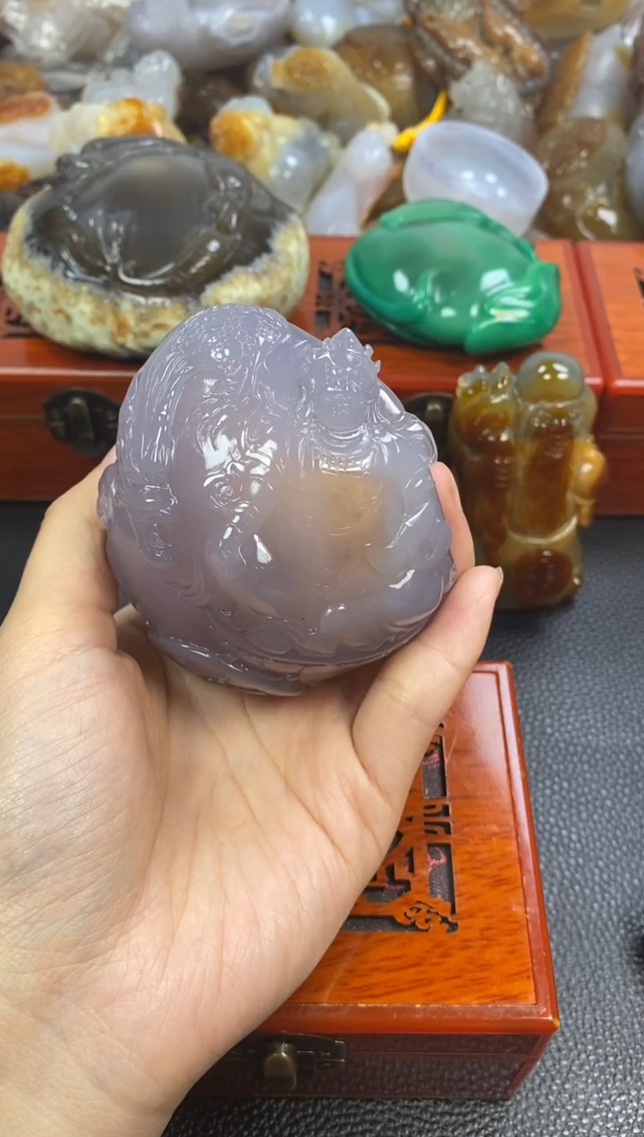 未镶嵌摆件玛瑙/玉髓1