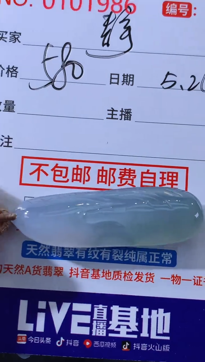 翡翠未镶嵌颈饰静