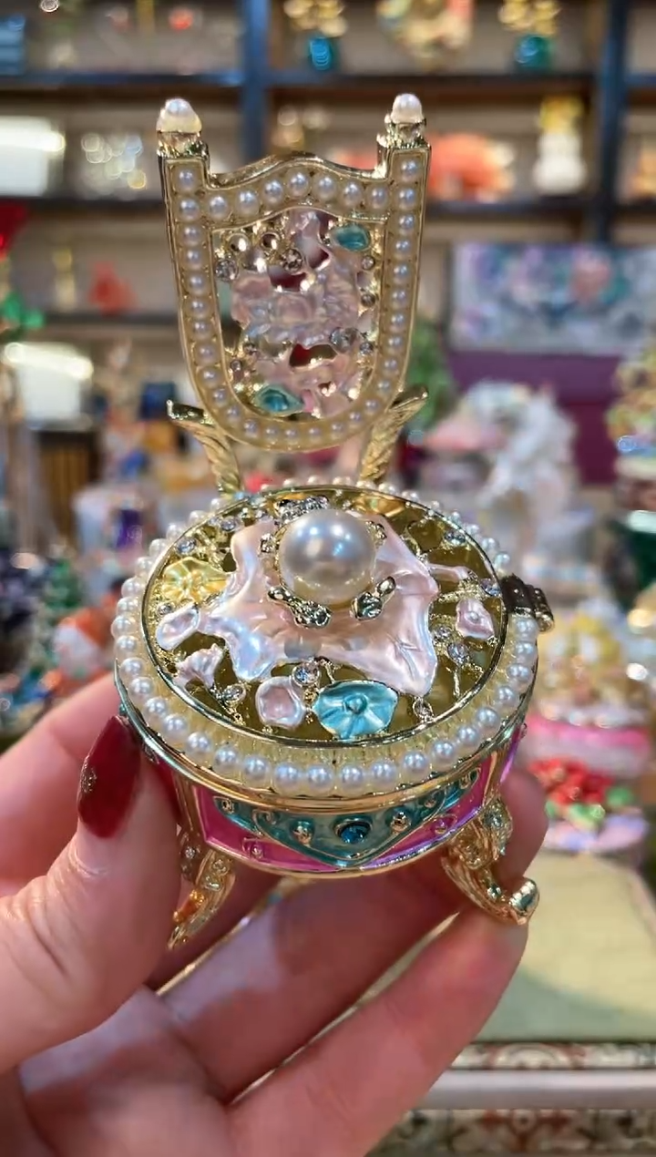 【闪购商品】珐琅彩精致首饰盒