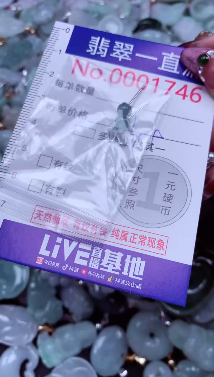 吊坠(不含链)未镶嵌翡翠1746