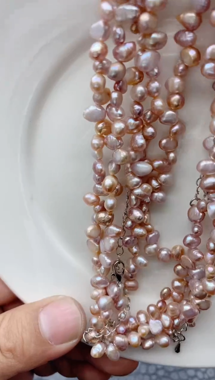 淡水珍珠未镶嵌颈饰2138