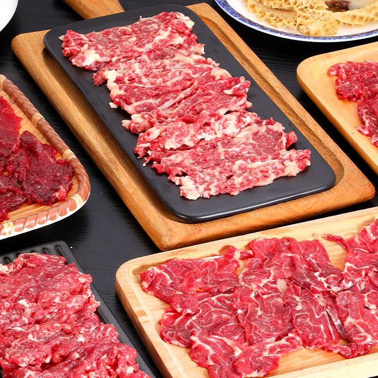 潮汕母肥牛牛肉火锅3—4人 套餐新鲜现切煮汤煮面火锅套餐