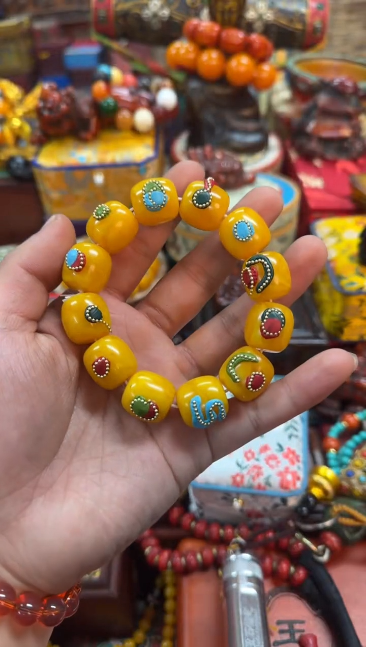 【闪购商品】蜜蜡裸石未镶嵌 扎西当天订单当天直发如图所示