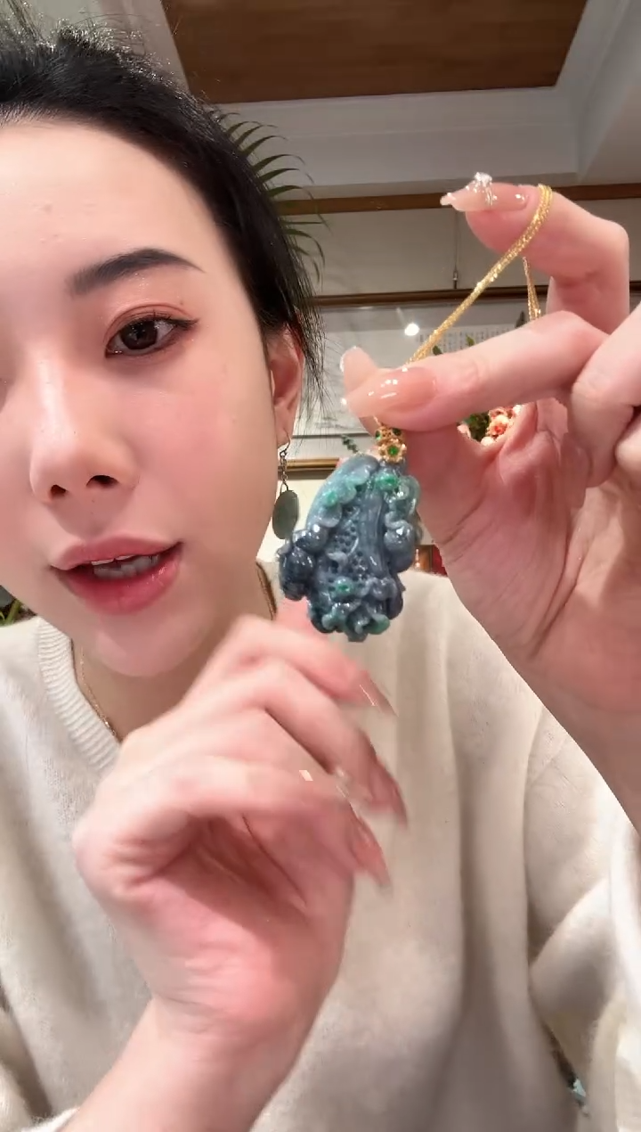 【闪购商品】翡翠颈饰未镶嵌国风