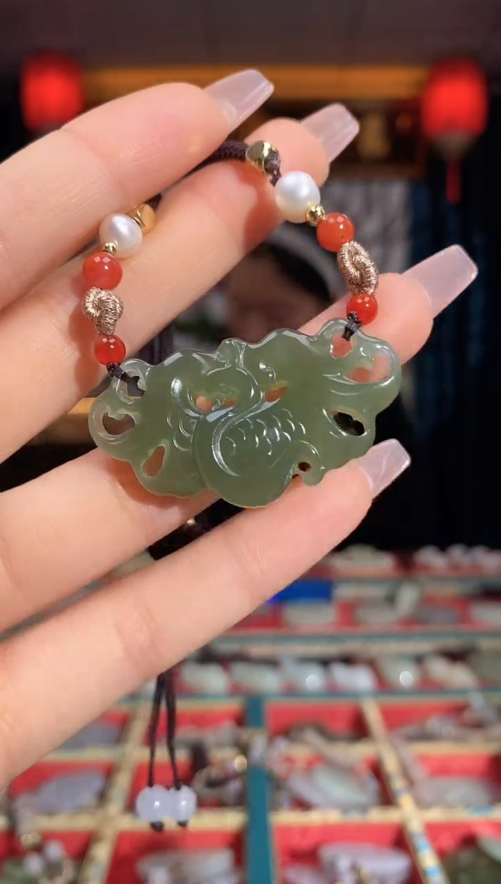 【闪购商品】和田玉颈饰未镶嵌凤凰