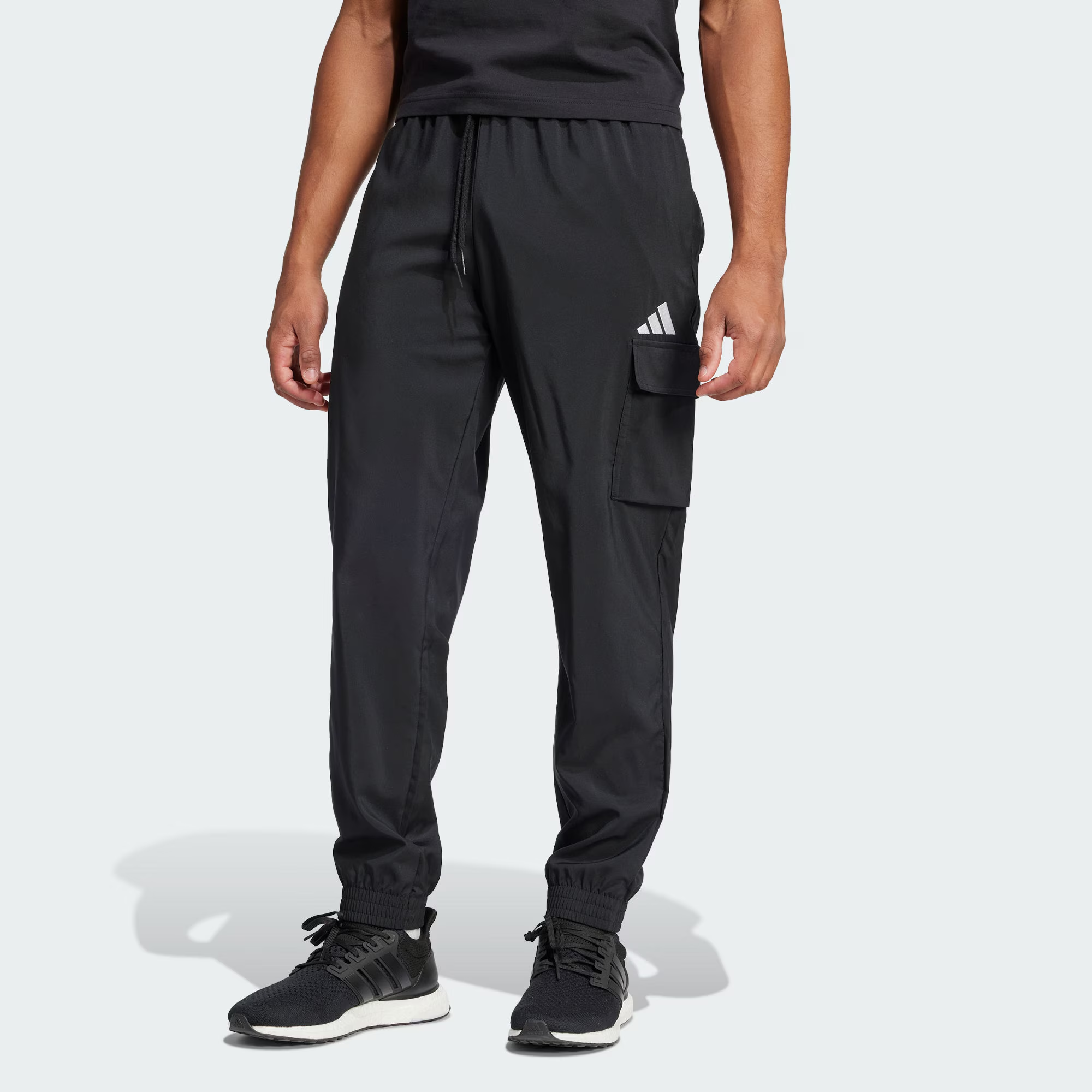adidas/阿迪达斯男款SL CARGO PT 工装束脚运动休闲直筒裤JF3538