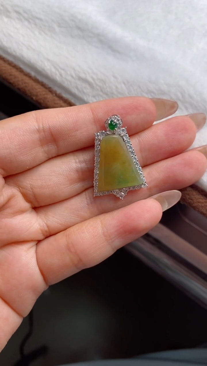 翡翠戒指银S925镶嵌?**?天然A货翡翠