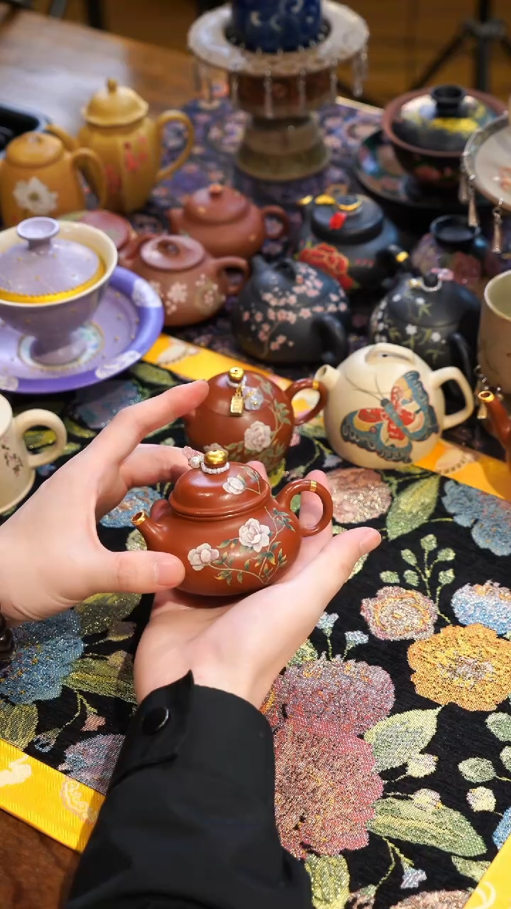 【闪购商品】瓷片紫砂壶大碗茶的茶器2-