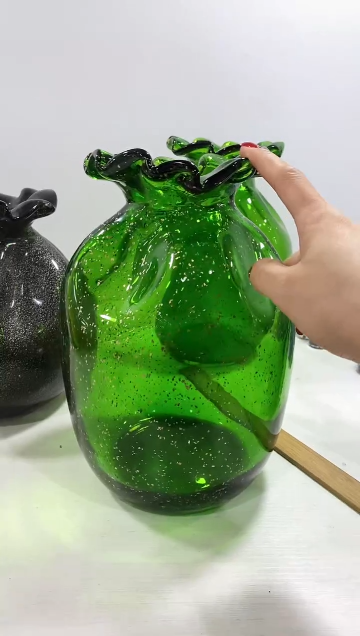 慕忆家手作琉璃花瓶大号