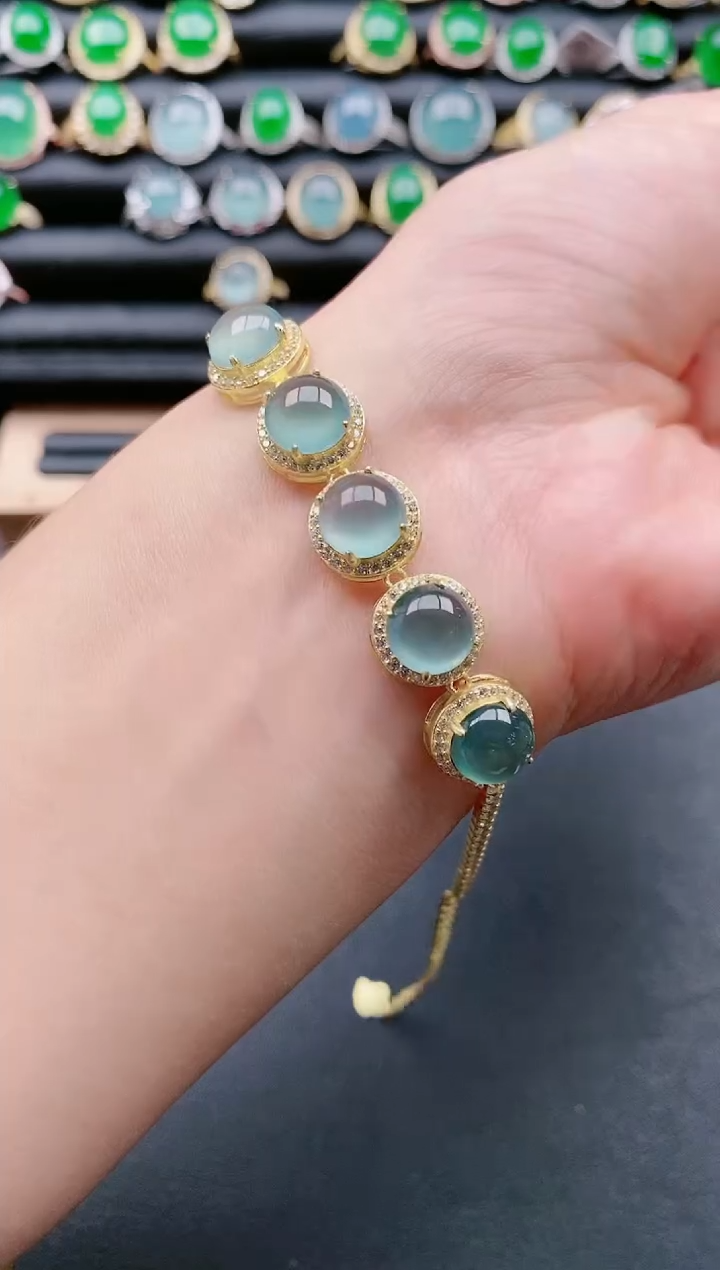 【闪购商品】翡翠戒指银S925镶嵌11111