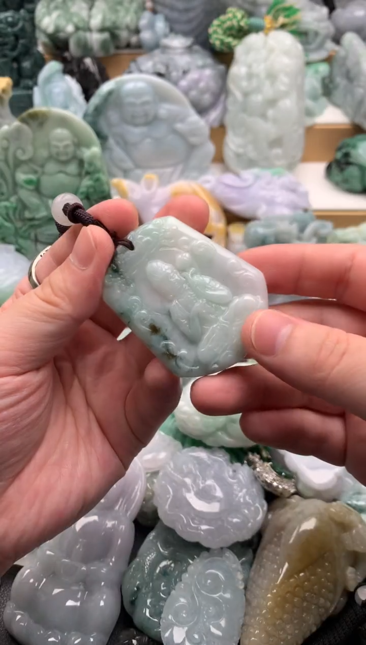 吊坠(不含链)未镶嵌翡翠1