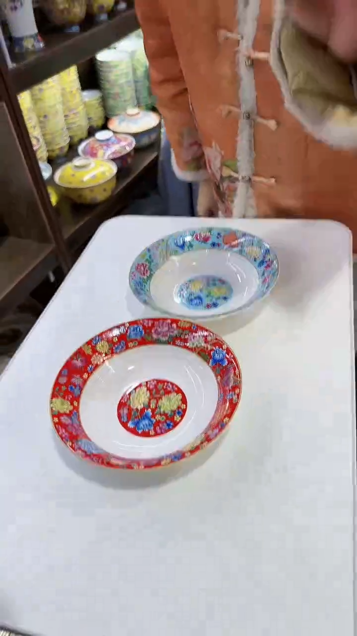 【闪购商品】瓷片7.5英寸深盘6个景德镇陶瓷