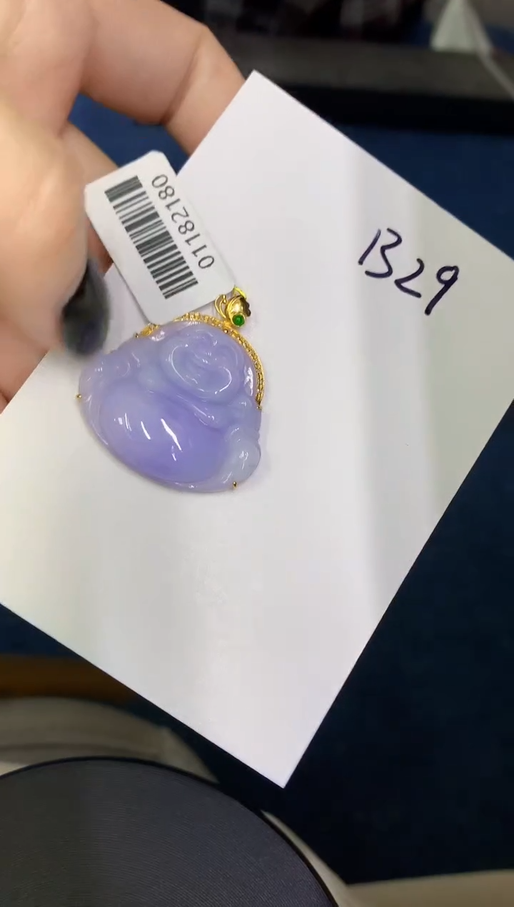 【闪购商品】翡翠颈饰18K金镶嵌000000000