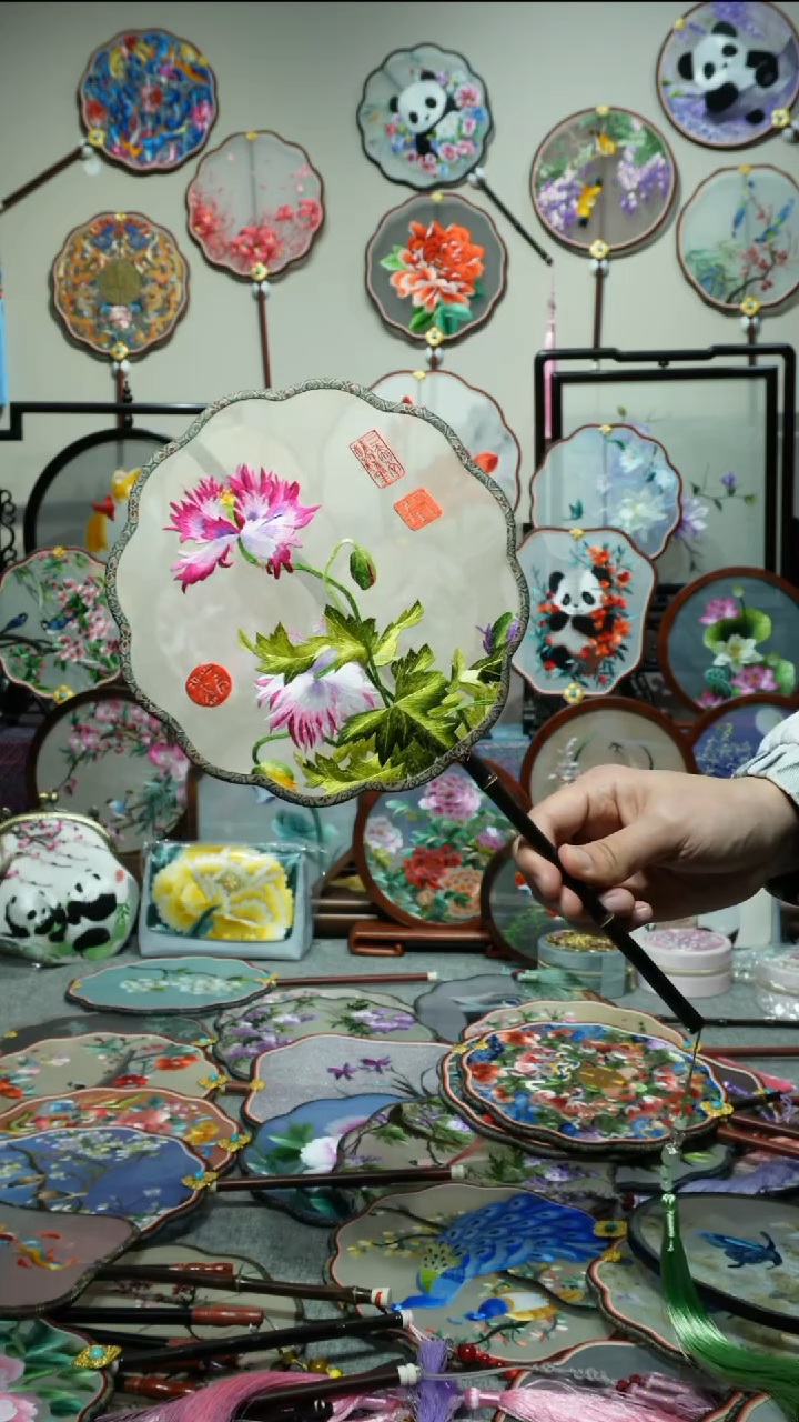刺绣纯手工苏绣艺术品