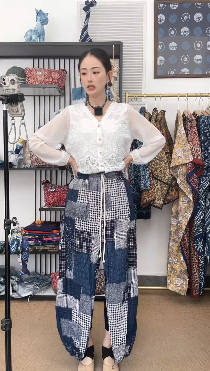 【闪购商品】千鸟格 长裤福利款93cm左右