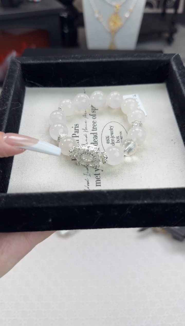 水晶手链未镶嵌天然水晶 多样性发货