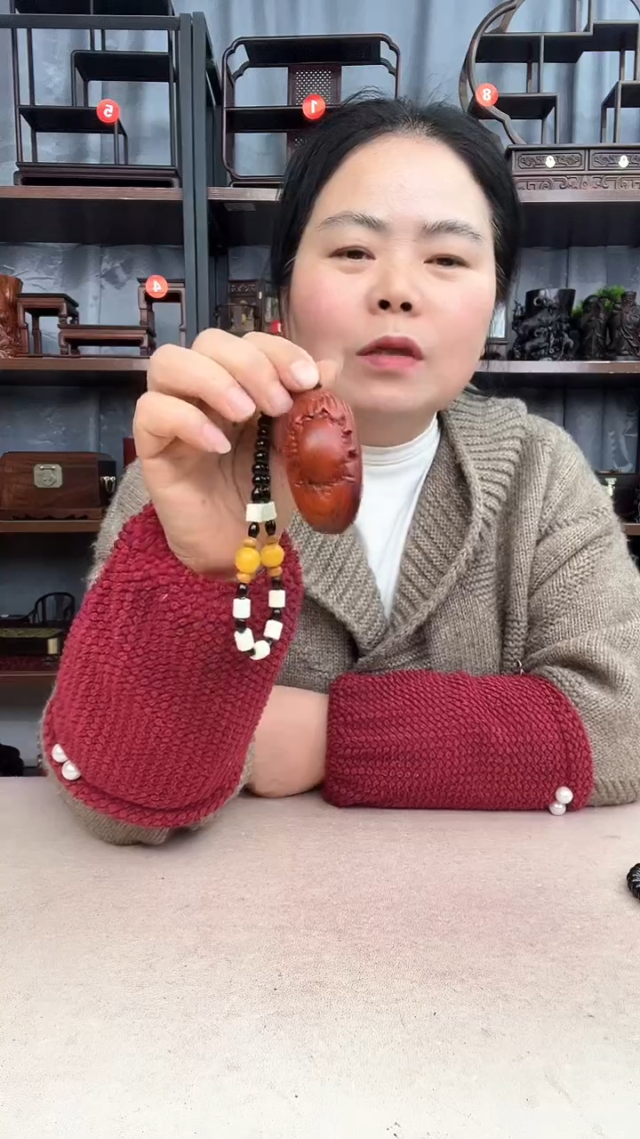 【闪购商品】乌木类端景台小李子红木工艺品