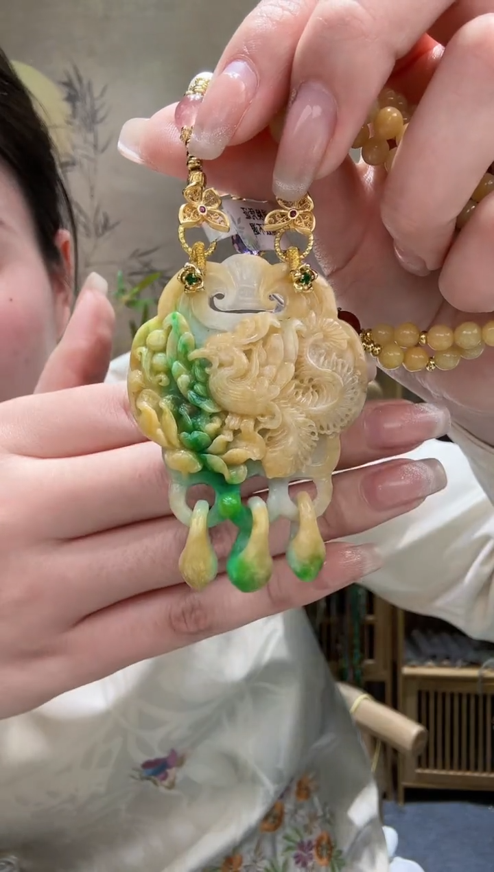【闪购商品】翡翠颈饰未镶嵌吊坠