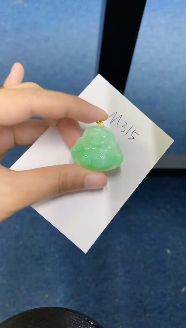 【闪购商品】翡翠颈饰18K金镶嵌000000000