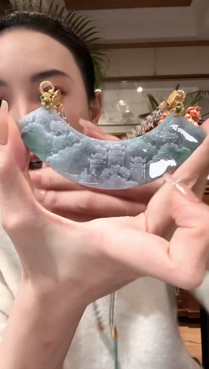 【闪购商品】翡翠颈饰未镶嵌国风