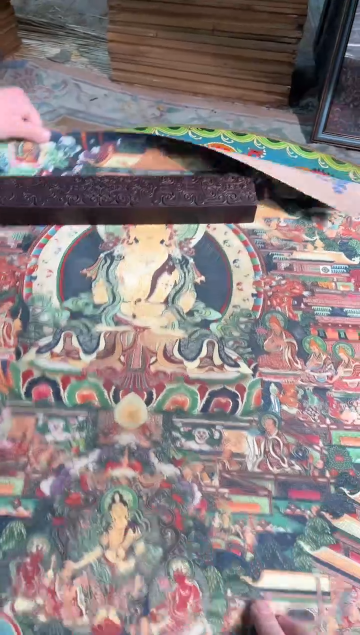 卷轴画天天的唐卡tk160