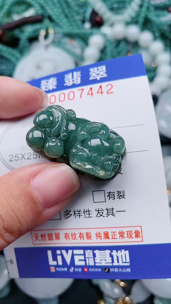 颈饰未镶嵌翡翠.0007442