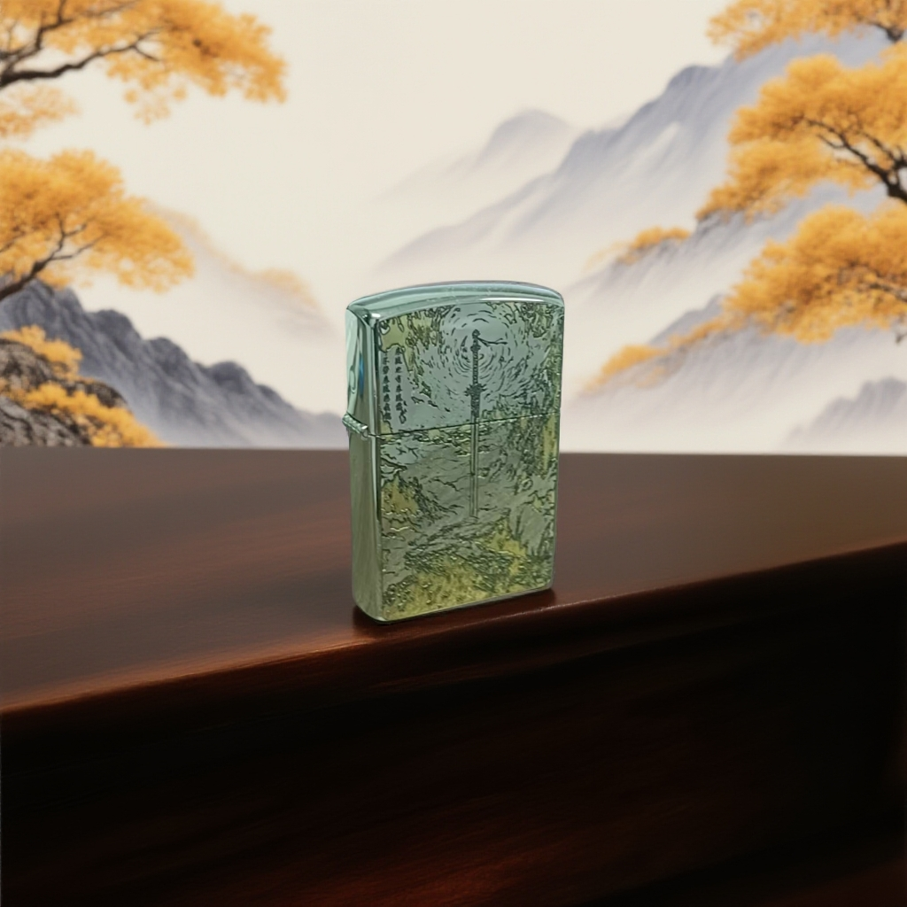 ZORO/佐罗Z902白镍剑来传奇：888（黄铜机芯）打火机创意经典送男友