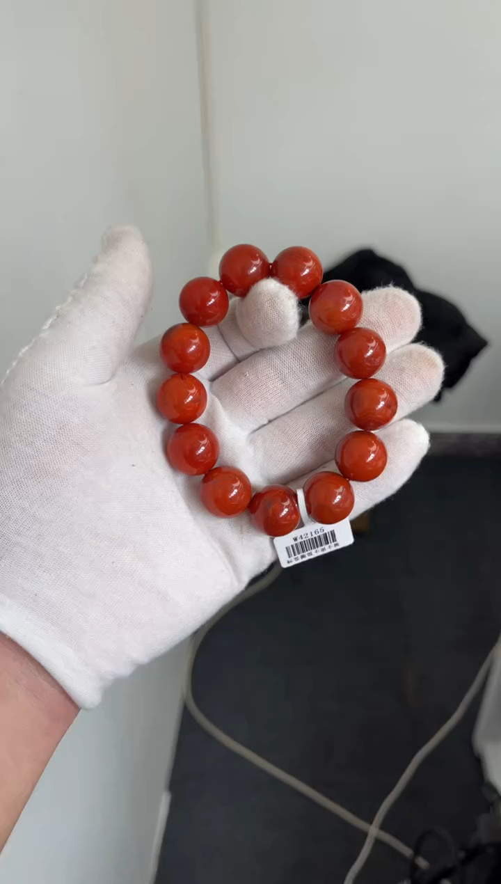 【闪购商品】南红玛瑙B13未镶嵌16mm瓦西单圈