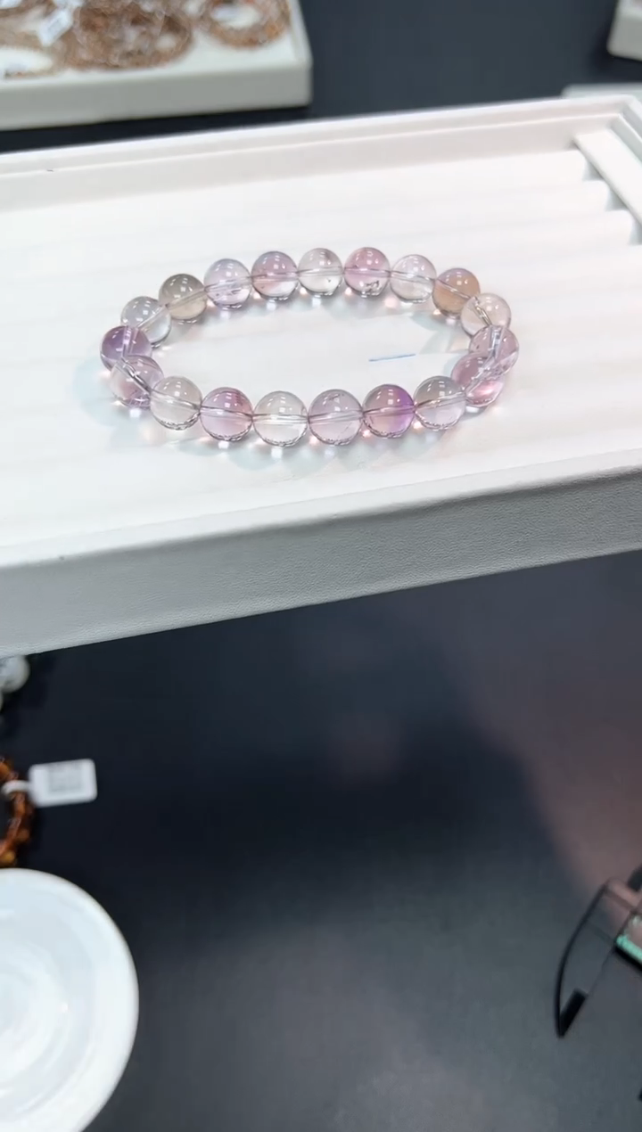 【闪购商品】水晶手串未镶嵌58A3多样性发其一1条默认微瑕