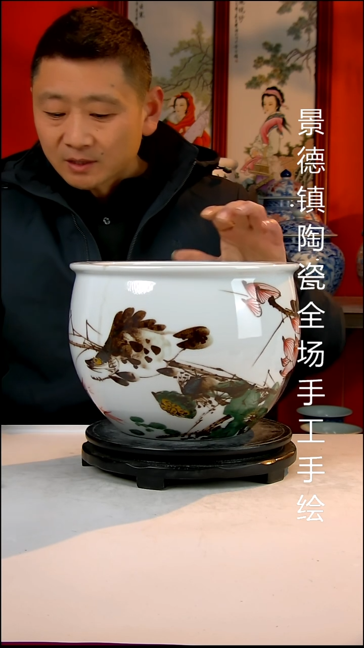 摆件陶瓷景德镇陶瓷 全场手工手绘